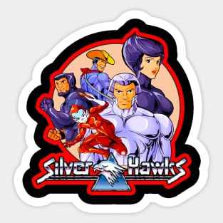 80s Cartoon SilverHawks Sticker